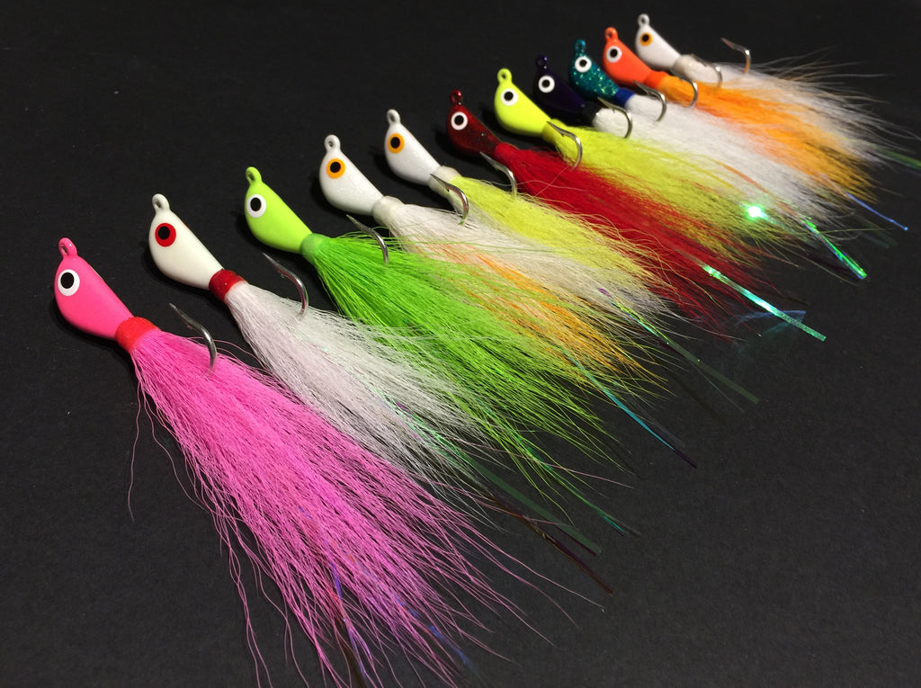 Banana' Jig Heads - Bucktail-Lures