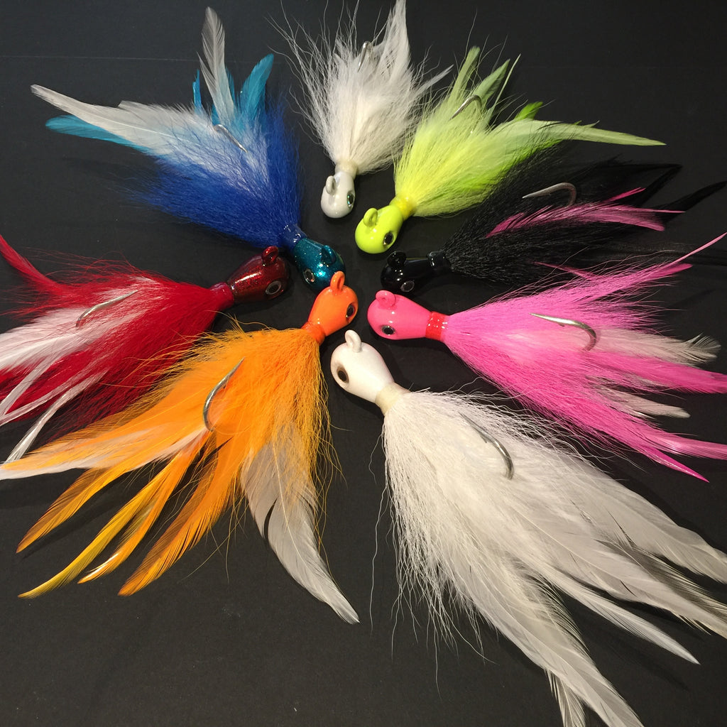 Couta Feather Jig - Rigged with Single Hook — Australian Kayak Specialists